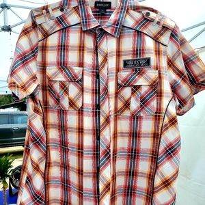 Helix men's button down shirt